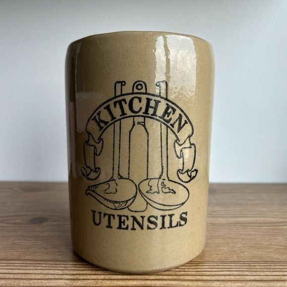 Vintage "Kitchen Utensils" Holder Pottery Pearsons Of Chesterfield England - Picture 1 of 8